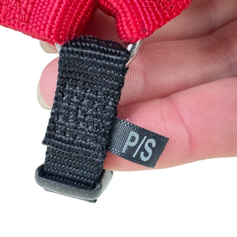 Premier Easy Walk Dog Harness Red Black Adjustable Pet Walking Size S